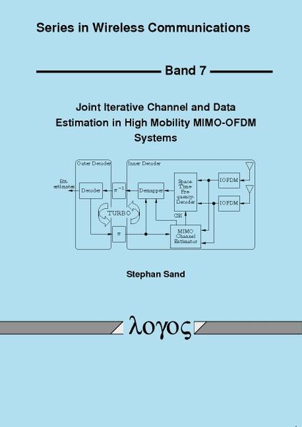 Joint Iterative Channel and Data Estimation in High Mobility MIMO-OFDM Systems