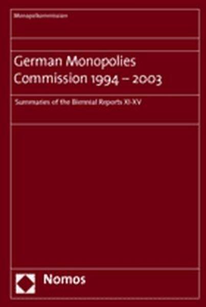 German Monopolies Commission 1994 - 2003