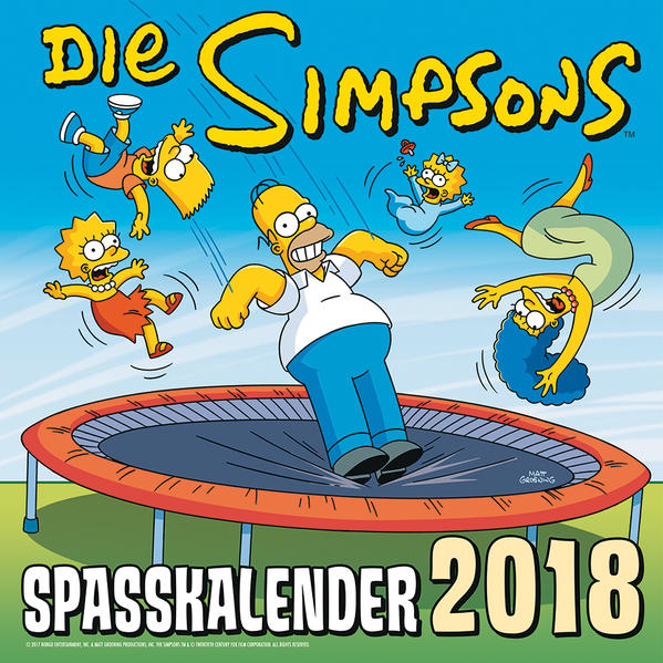 Simpsons Wandkalender 2018