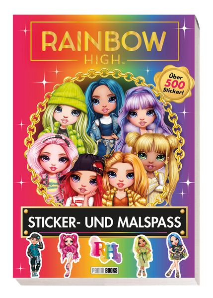 Rainbow High: Sticker- und Malspaß