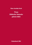 Wenn Hölderlin Nietzsche gelesen hätte