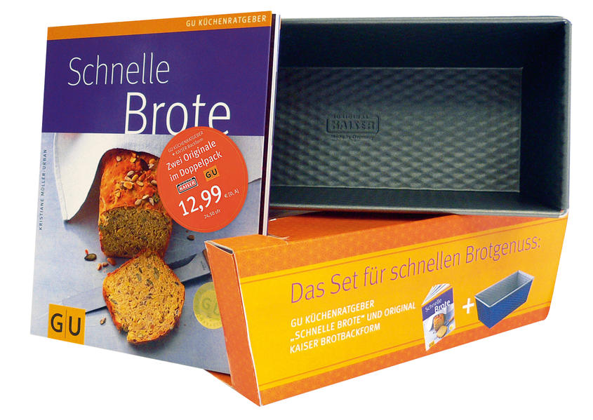Schnelle Brote plus Backform