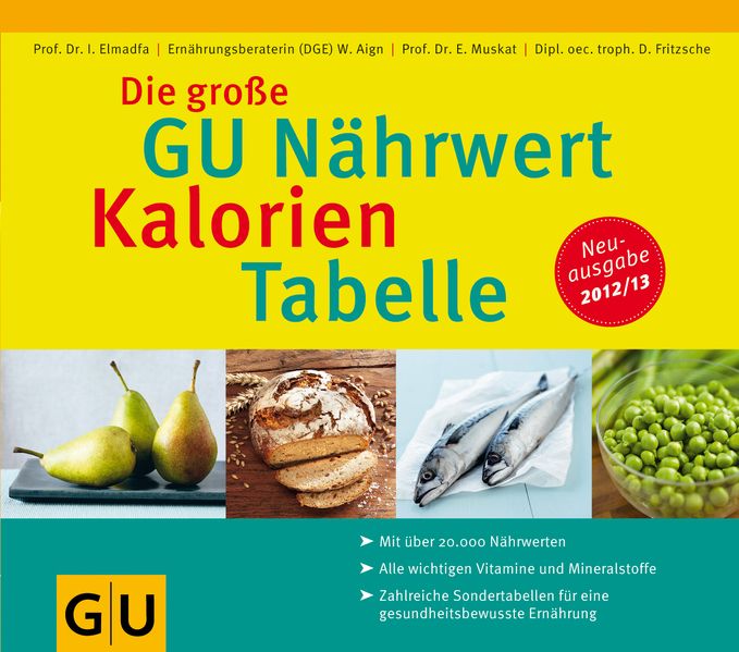 Die große GU Nährwert-Kalorien-Tabelle 2012/13