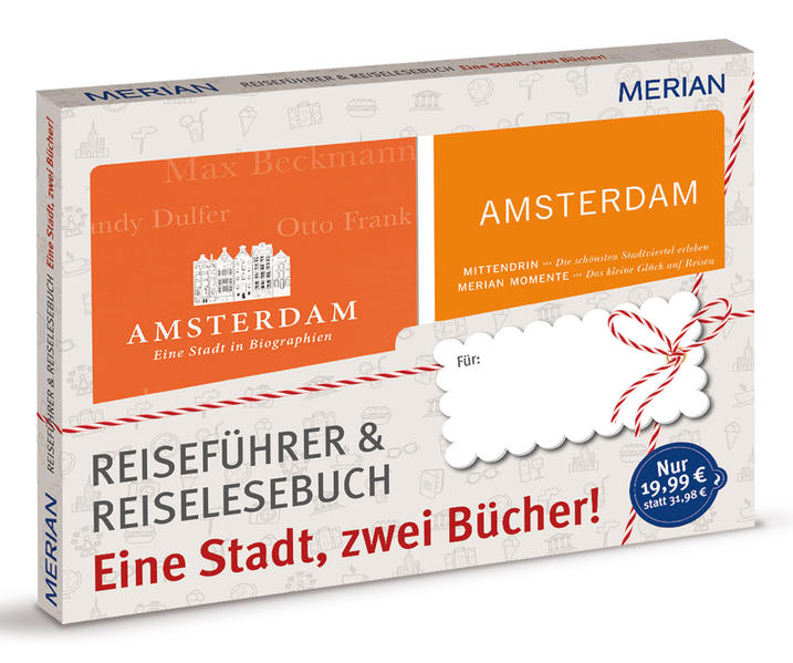 MERIAN momente Reiseführer Amsterdam - Eine Stadt, zwei Bücher