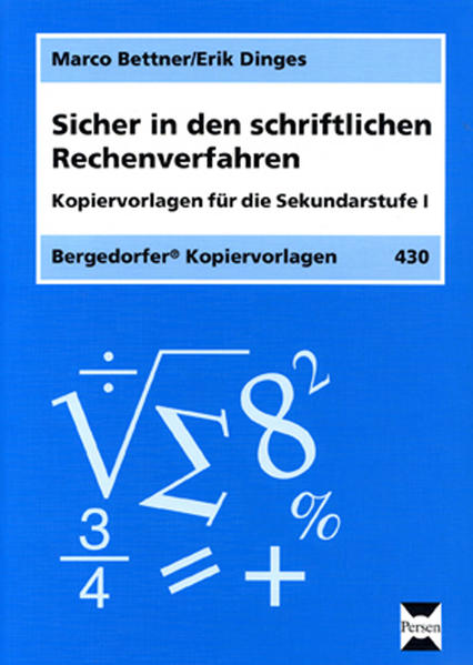 Sicher in den schriftlichen Rechenverfahren