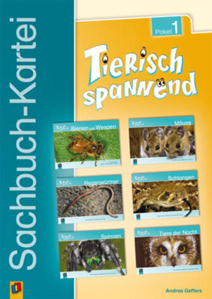 Sachbuch-Kartei: Tierisch spannend - Paket 1