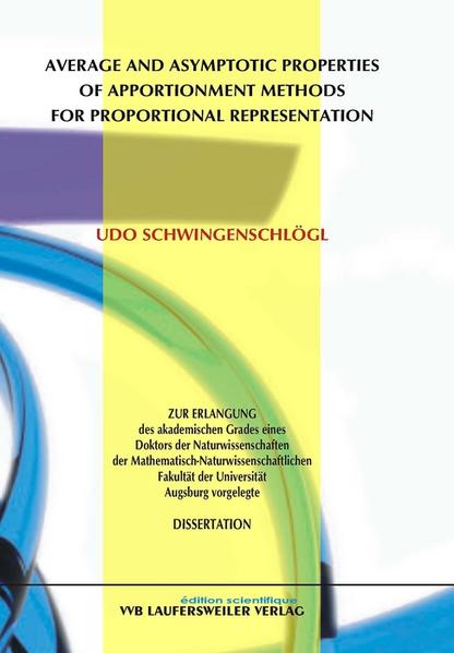 Average and Asymptotic Properties of Apportionment Methods for Proportional Representation