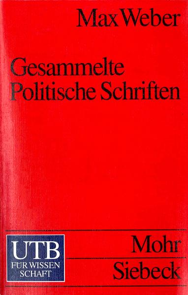 Gesammelte Politische Schriften