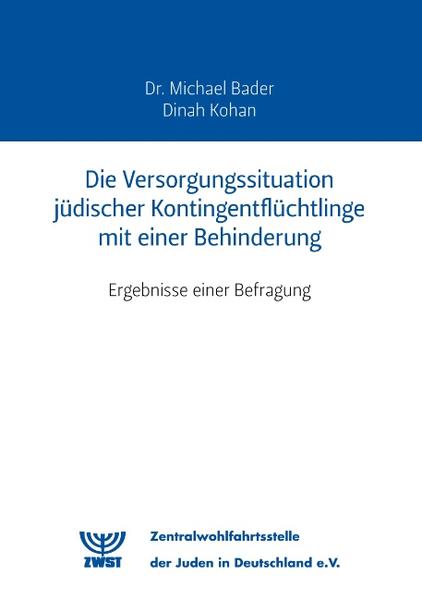 Die Versorgungssituation jüdischer Kontingentflüchtlinge mit einer Behinderung