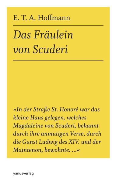 Das Fräulein von Scuderi
