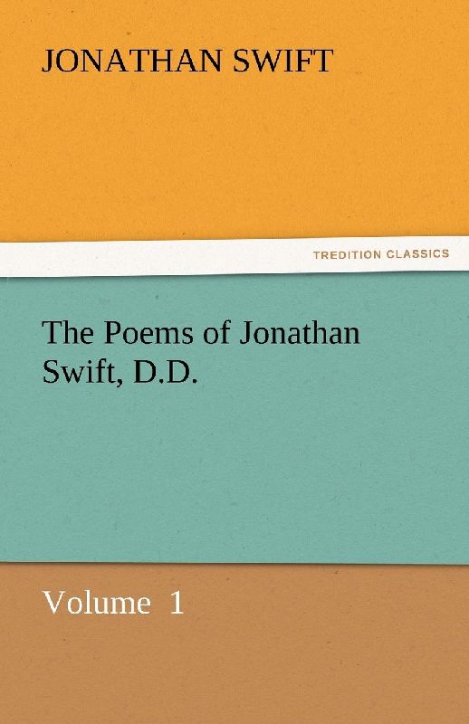 The Poems of Jonathan Swift, D.D.