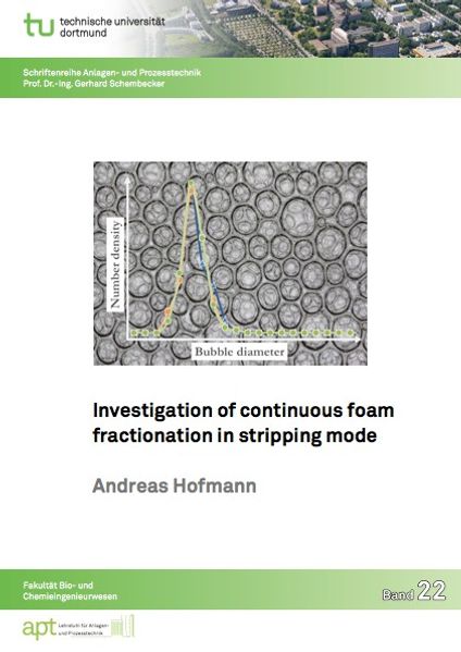 Investigation of continuous foam fractionation in stripping mode