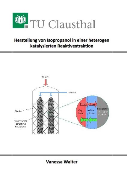 Herstellung von Isopropanol in einer heterogen katalysierten Reaktivextraktion