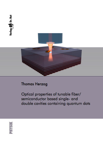 Optical properties of tunable fiber/semiconductor based single- and double cavities containing quantum dots
