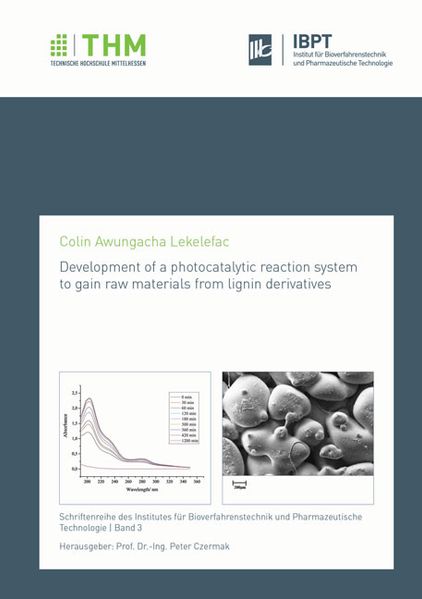 Development of a photocatalytic reaction system to gain raw materials from lignin derivatives