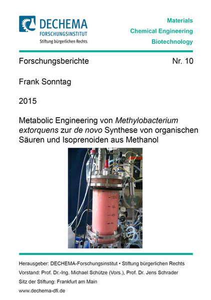 Metabolic Engineering von Methylobacterium extorquens zur de novo Synthese von organischen Säuren und Isoprenoiden aus Methanol