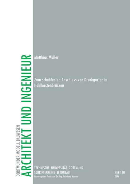 Zum schubfesten Anschluss von Druckgurten in Hohlkastenbrücken