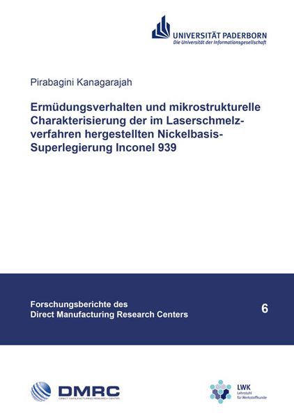 Ermüdungsverhalten und mikrostrukturelle Charakterisierung der im Laserschmelzverfahren hergestellten Nickelbasis-Superlegierung Inconel 939