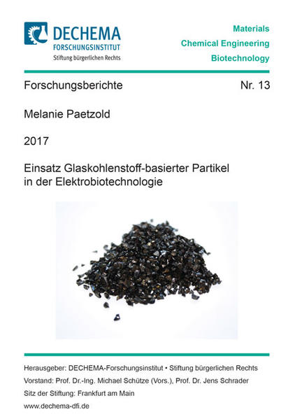 Einsatz Glaskohlenstoff-basierter Partikel in der Elektrobiotechnologie