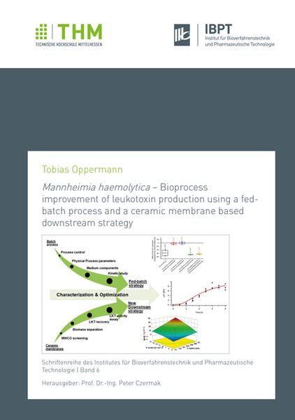 Mannheimia haemolytica – Bioprocess improvement of leukotoxin production using a fed-batch process and a ceramic membrane based downstream strategy