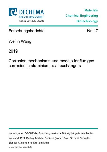 Corrosion mechanisms and models for flue gas corrosion in aluminium heat exchangers