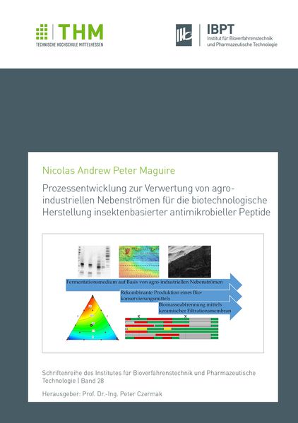Prozessentwicklung zur Verwertung von agro-industriellen Nebenströmen für die biotechnologische Herstellung insektenbasierter antimikrobieller Peptide