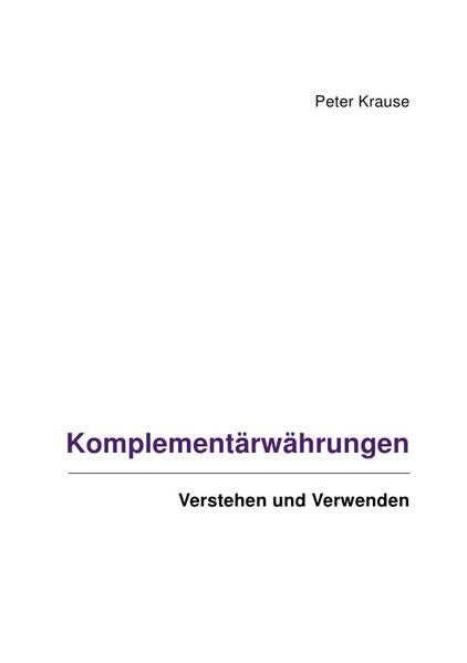 Komplementärwährungen