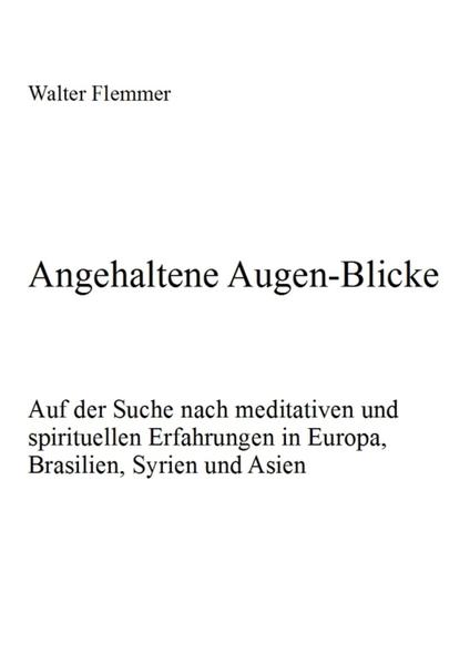 Angehaltene Augen-Blicke