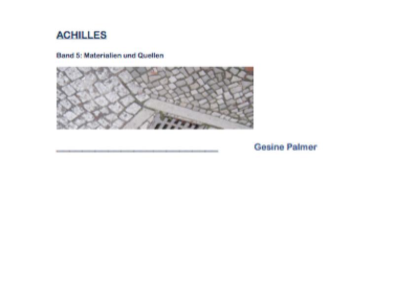 Achilles, Band 5, Materialien