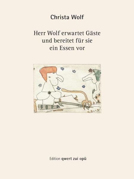 Herr Wolf erwartet Gäste und bereitet für sie ein Essen vor