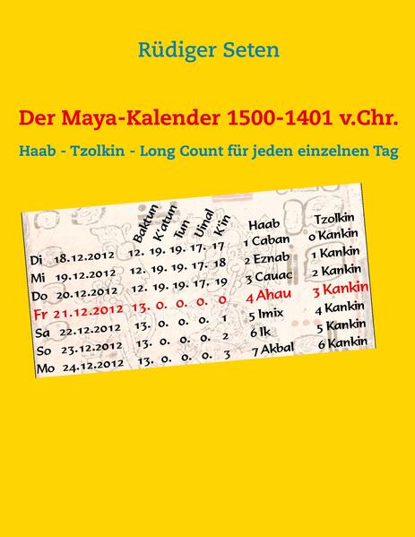 Der Maya-Kalender 1500-1401 v.Chr.