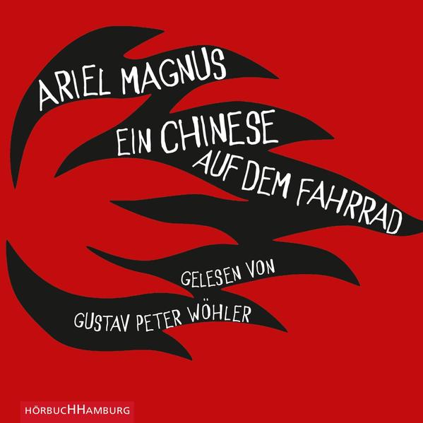 Ein Chinese auf dem Fahrrad