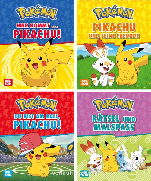 Nelson Mini-Bücher: Pokémon: Pikachu 1-4 (Einzel/WWS)
