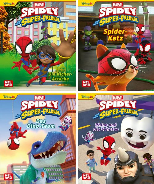 Nelson Mini-Bücher: Spidey und seine Freunde 9-12 (Einzel/WWS)