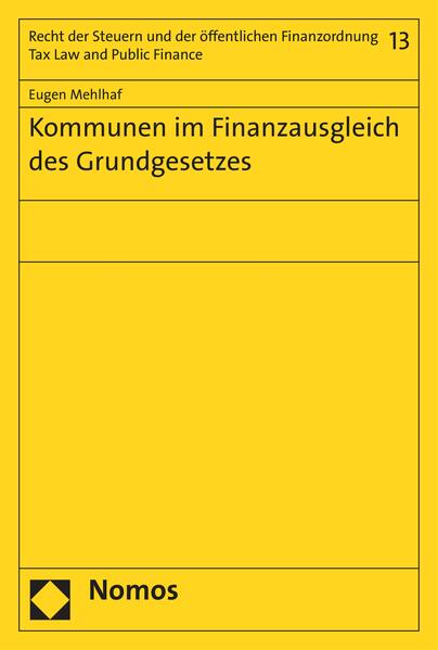 Kommunen im Finanzausgleich des Grundgesetzes