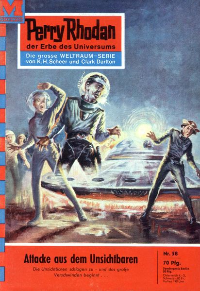 Perry Rhodan 58: Attacke aus dem Unsichtbaren (Heftroman)