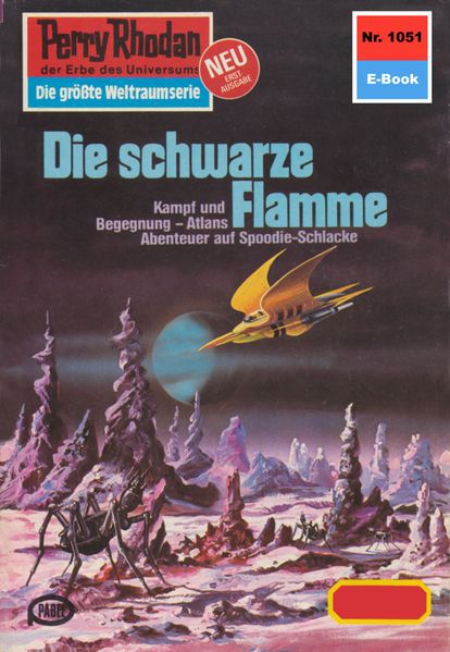 Perry Rhodan 1051: Die schwarze Flamme (Heftroman)