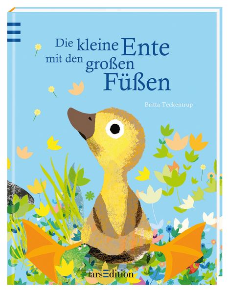 Die kleine Ente mit den großen Füßen