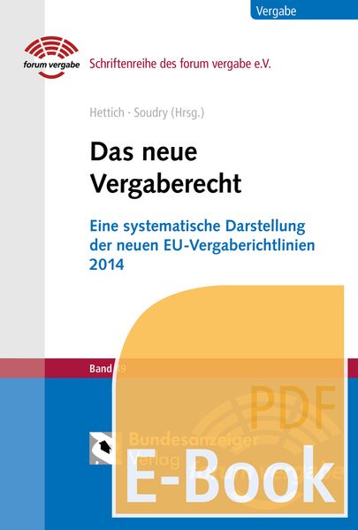 Das neue Vergaberecht (E-Book)