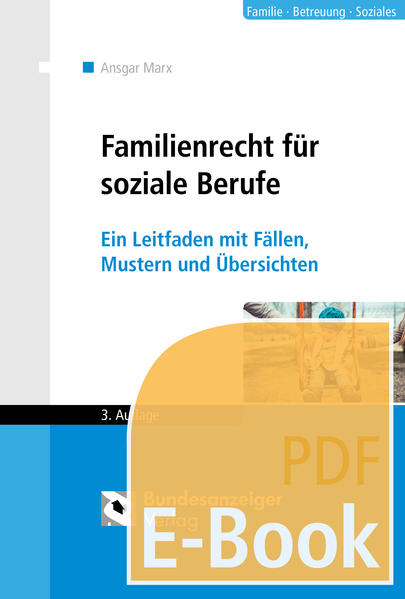 Familienrecht für soziale Berufe (Stand 2017) (E-Book)