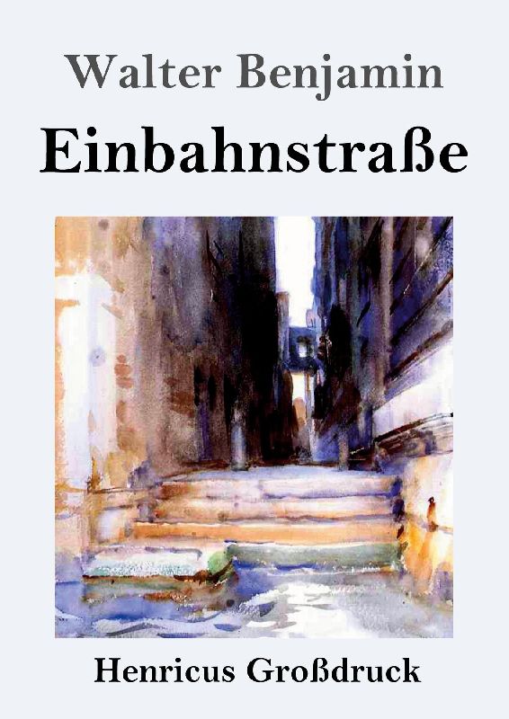 Einbahnstraße (Großdruck)