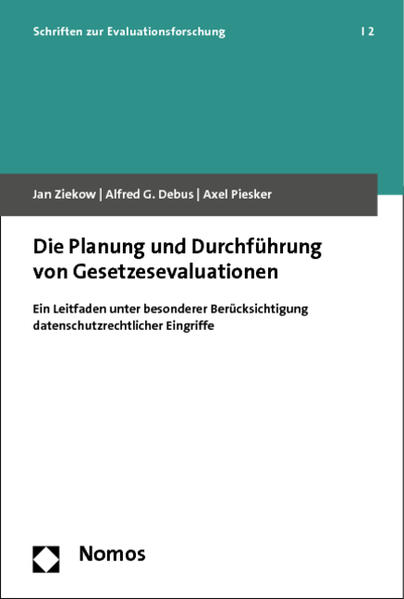 Die Planung und Durchführung von Gesetzesevaluationen