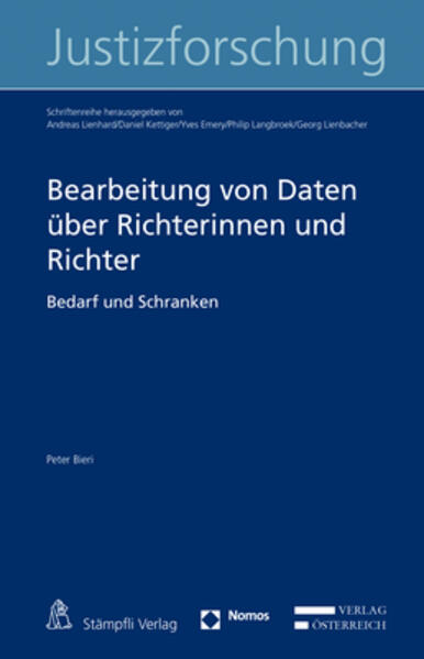 Bearbeitung von Daten über Richterinnen und Richter