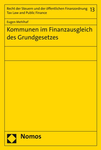 Kommunen im Finanzausgleich des Grundgesetzes