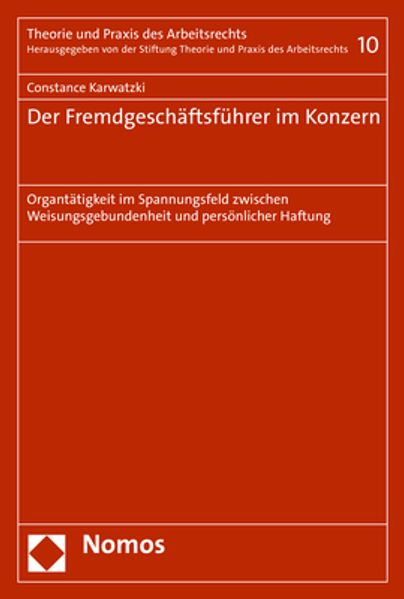 Der Fremdgeschäftsführer im Konzern