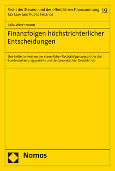 Finanzfolgen höchstrichterlicher Entscheidungen