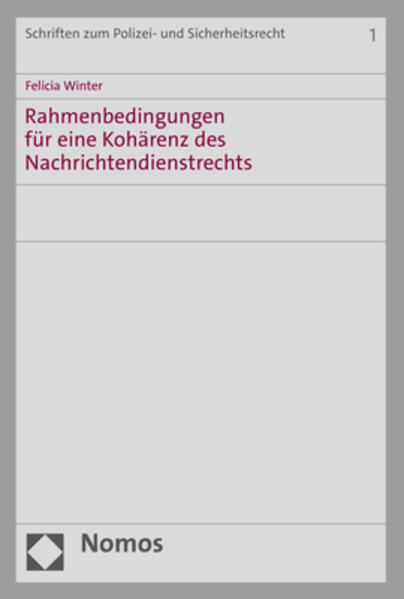 Rahmenbedingungen für eine Kohärenz des Nachrichtendienstrechts