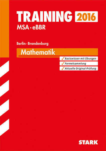 Training Mittlerer Schulabschluss Berlin/Brandenburg - Mathematik