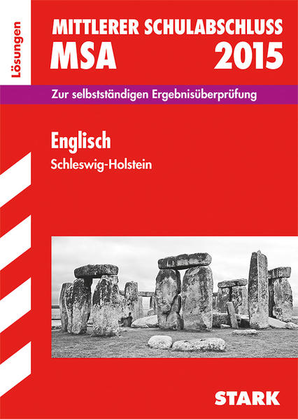 Mittlerer Schulabschluss Schleswig-Holstein - Englisch Lösungen