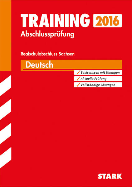 Training Abschlussprüfung Oberschule Sachsen - Deutsch Realschulabschluss